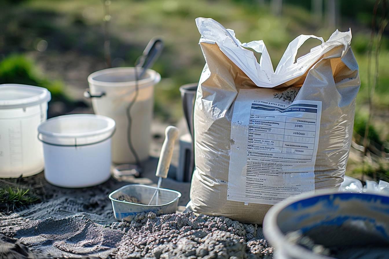 Dosage béton pour 1 sac de ciment 25 kg : quantités précises et conseils pour un mélange parfait