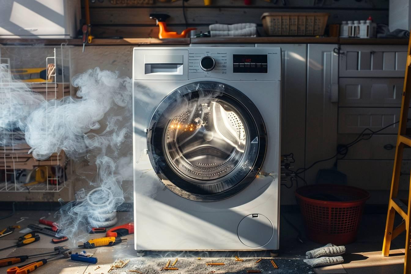 Comment réparer une machine à laver bruyante qui fait un bruit de marteau piqueur ?