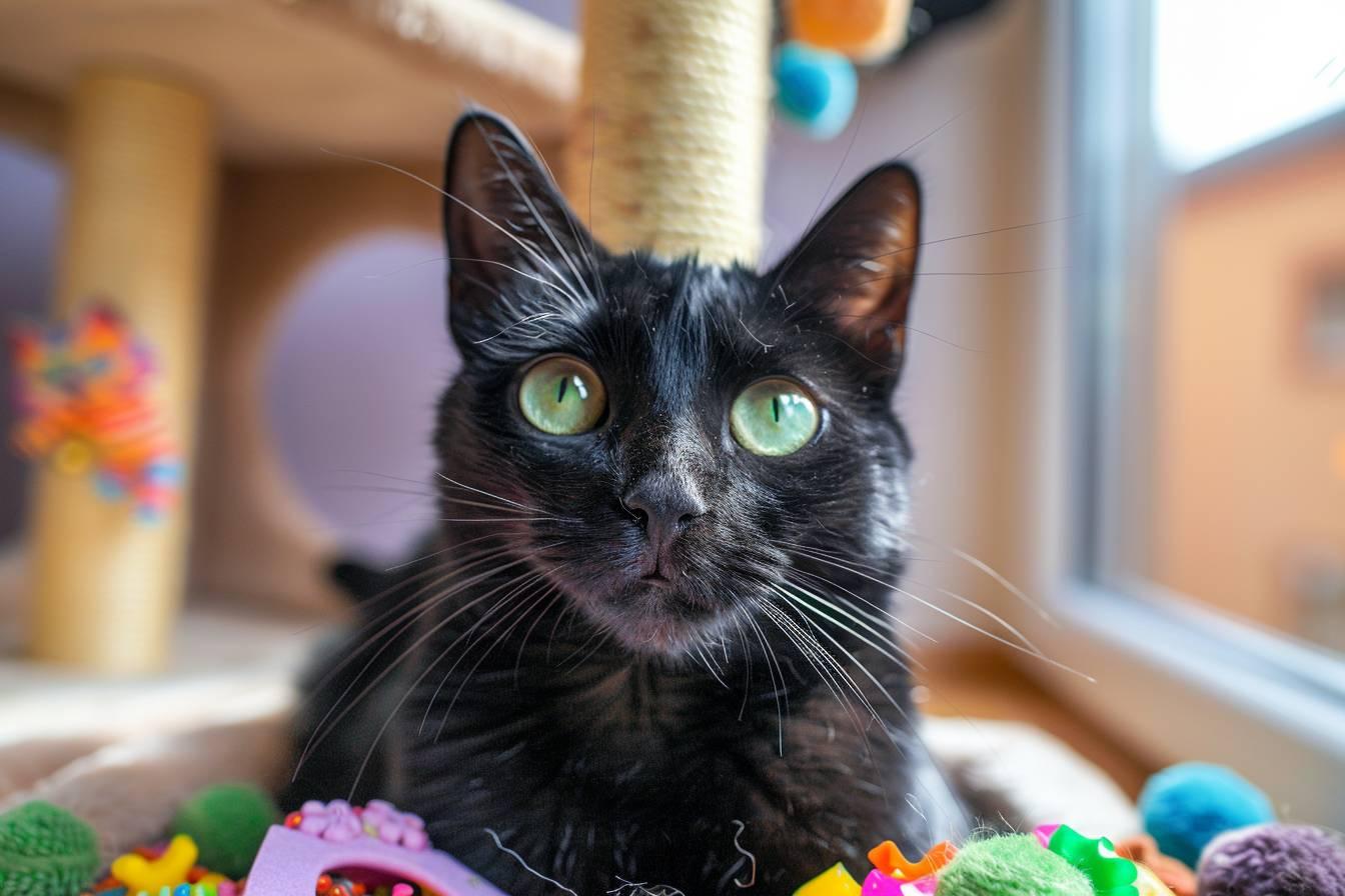 La robe noire du chat : élégance féline et mystère à découvrir pour les amoureux des félins