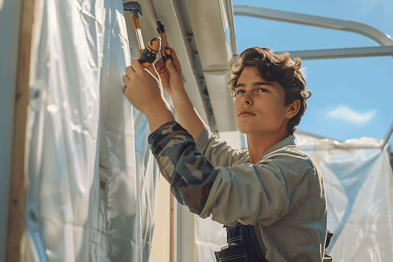 Comment fermer une terrasse de mobil home : solutions pour bâches, toiles et systèmes coulissants