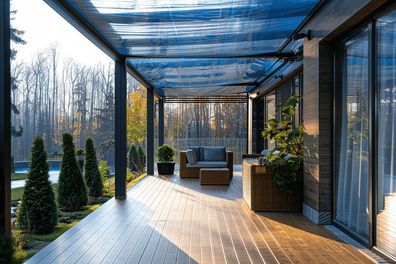 Comment fermer une terrasse de mobil home : solutions pour bâches, toiles et systèmes coulissants